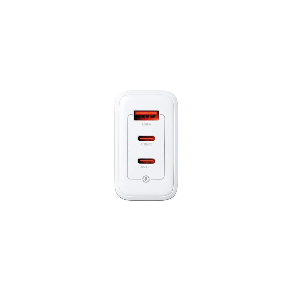 CARGADOR ADATA USB DE PARED 65W GAN 2PUERTO USB TIPO C 1 PUERTO USB A ENCHUFE PLEGABLE BLANCO [ CHARGERU-0653-QCPDWH ]