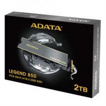 Unidad de Estado Slido Adata Legend 850 2TB PCIe Gen4 Disipador Color Plata [ ALEG-850-2TCS ]