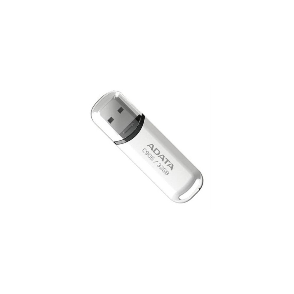 Memoria USB Adata C906 Flash 32GB Color Blanco [ AC906-32G-RWH ]