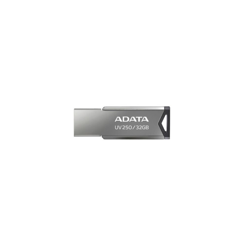 Memoria USB ADATA 32 GB UV250 Color Plata 2 0 Metalica [ AUV250-32G-RBK ]