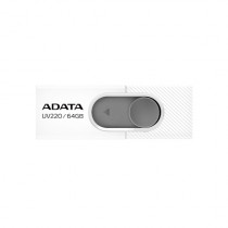 Memoria USB ADATA UV220 64 GB Blanco-Gris 2 0 [ AUV220-64G-RWHGY ]