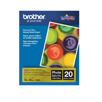 PAPEL BROTHER FOTOGRAFICO CARTA 8.5" X 11"  20 HOJAS [ BP71GLTR ]