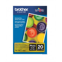 PAPEL BROTHER FOTOGRAFICO 4" X 6" 20 HOJAS [ BP71GP20 ]