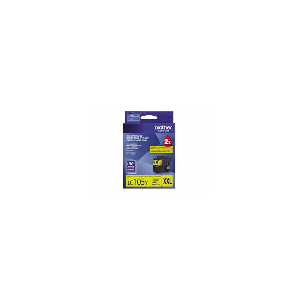 Tinta Brother LC105Y Rendimiento 1200 Pginas Color Amarillo [ LC105Y ]