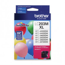 Tinta Brother  LC203M Rendimiento 550 Pginas MFCJ4420DW/MFCJ4620DW Color Magenta [ LC203M ]