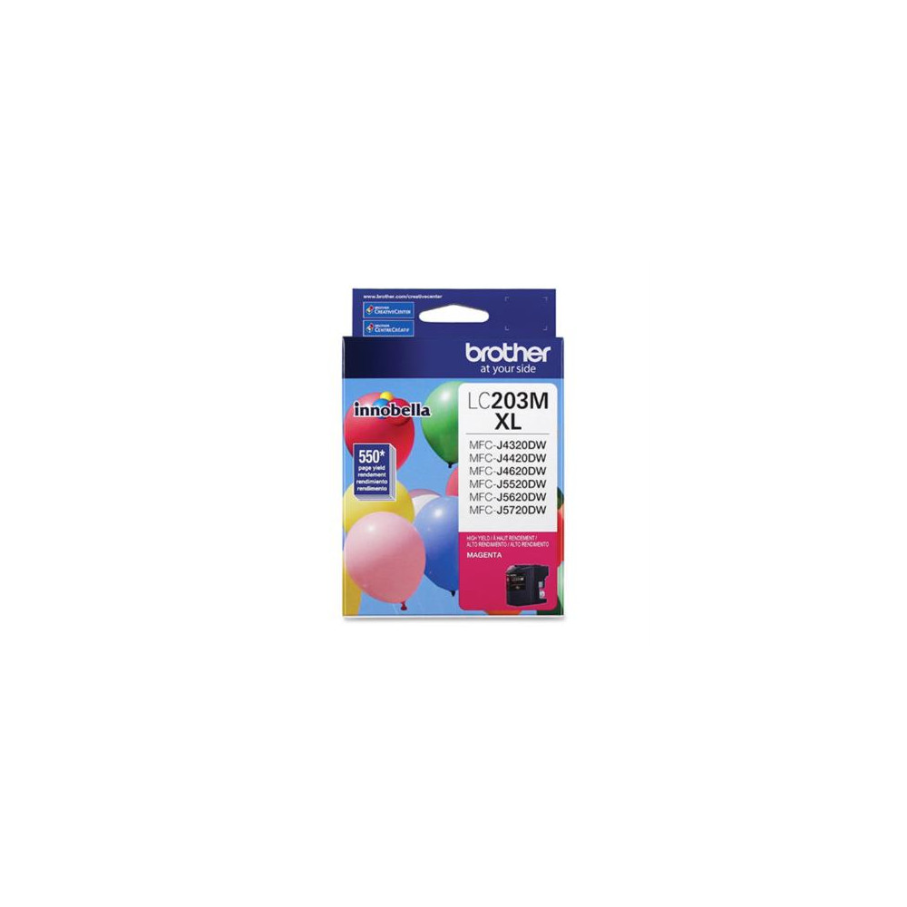 Tinta Brother  LC203M Rendimiento 550 Pginas MFCJ4420DW/MFCJ4620DW Color Magenta [ LC203M ]