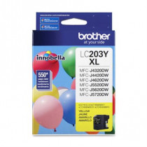 Tinta Brother LC203Y Rendimiento 550 Pginas MFCJ4420DW/MFCJ4620DW Color Amarillo [ LC203Y ]