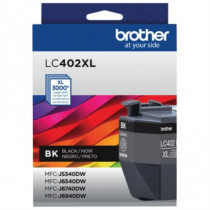 Tinta Brother LC402XL Sper Alto Rendimiento Hasta 3000 Pginas Color Negro [ LC402XLBKS ]