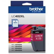 Tinta Brother LC402XL Sper Alto Rendimiento Hasta 1500 Pginas Color Magenta [ LC402XLMS ]