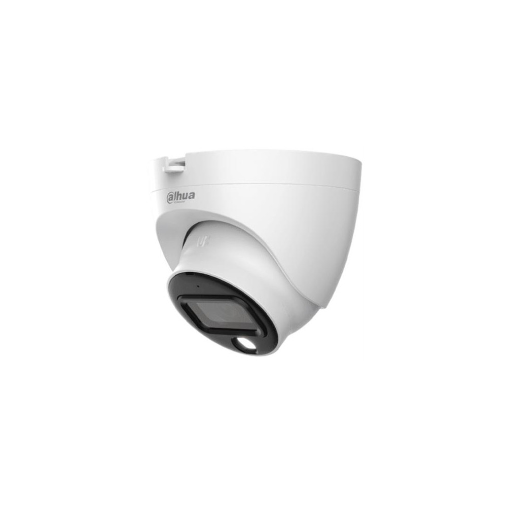 Cmara Domo Dahua HDCVI 2MP 1080p Full Color Lente 2.8mm 106 de Apertura Luz Blanca 20m DWDR Starligh [ DH-HAC-HDW1209TLQN-LED ]