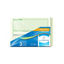 POLIZA CHEQUE EUROFORMA DUPLICA 1/2 OFICIO 25 JGS C/3B [ ER0114 ]