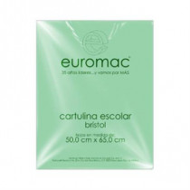 CARTULINA EUROMAC BRISTOL VERDE 50X65 PQT/100H [ WA0025 ]