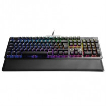 Teclado Gamer EVGA Z15 RGB Multi Mecnico Switch Kailh Speed Bronze Almbrico reposa muecas magntico N [ 821-W1-15SP-K2 ]