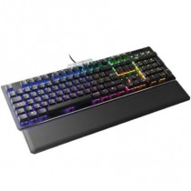 Teclado Gamer EVGA Z15 RGB Multi Mecnico Switch Clicky Speed Bronze Almbrico Reposa Muecas Magntico  [ 822-W1-15SP-K2 ]