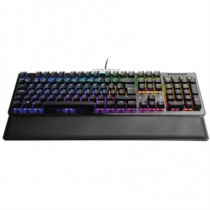 Teclado Gamer EVGA Z15 RGB Multi Mecnico Switch Clicky Speed Bronze Almbrico Reposa Muecas Magntico  [ 822-W1-15SP-K2 ]