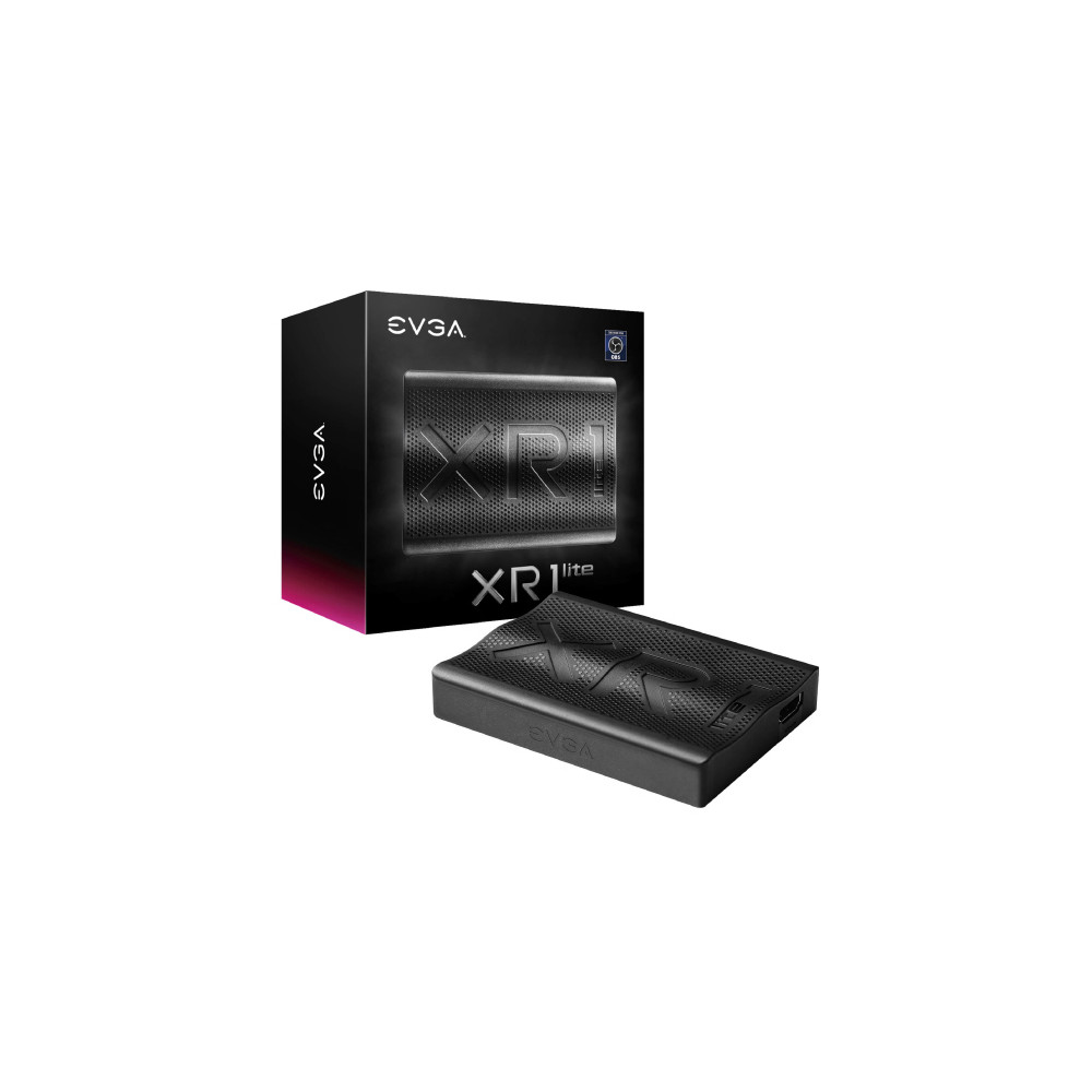 Capturadora de Video EVGA XR1 Lite 1080p 60fps HDR HDMI USB 3.2 Gen 1 Color Negro [ 141-U1-CB20-LR ]