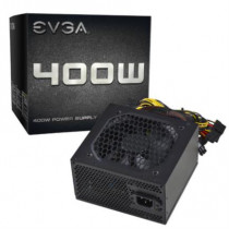 Fuente de Poder EVGA 400 N1 400W ATX 12V 24 pin Fan 120mm Negro [ 100-N1-0400-L1 ]