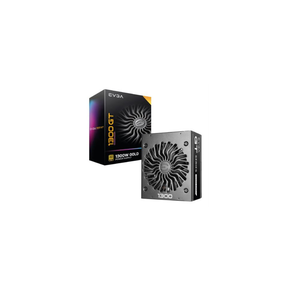 Fuente de Poder EVGA SuperNova 1300W GT 80 Plus Gold ATX 12V Full Modular 24 pin Fan 135mm Negro [ 220-GT-1300-X1 ]