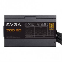 Fuente de Poder EVGA GD 700W 80 Plus Gold ATX 12V 24 pin Fan 120mm Negro [ 100-GD-0700-V1 ]