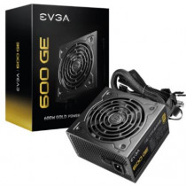 Fuente de Poder EVGA GE 600W 80 Plus Gold ATX 12V Eco Mode 24 pin Fan 120mm Negro [ 200-GE-0600-V1 ]