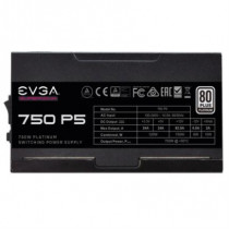 Fuente de Poder EVGA SuperNova 750W P5 80 Plus Platinum ATX 12V Eco Mode Full Modular 24 pin Fan 135 [ 220-P5-0750-X1 ]