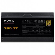 Fuente de Poder EVGA SuperNova 750W GT 80 Plus Gold ATX 12V Eco Mode Full Modular 24 pin Fan 135mm N [ 220-GT-0750-Y1 ]