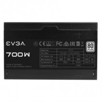 Fuente de Poder EVGA W1 700W 80 Plus White ATX 12V 24 pin Fan 120mm Negro [ 100-W1-0700-K1 ]