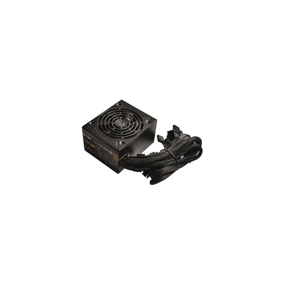 Fuente de Poder EVGA BP 750W 80 Plus Bronze ATX 12V 24 pin Fan 120mm Negro [ 100-BP-0750-K1 ]