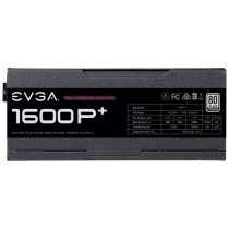 Fuente de Poder EVGA SuperNOVA 1600W P+ 80 Plus Platinum ATX 24 pin Full Modular Fan 135mm Negro [ 220-PP-1600-X1 ]