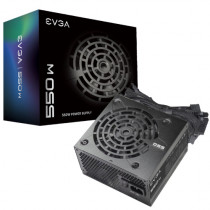 Fuente de Poder EVGA 550W ATX 12V 24 pin Fan 120mm Negro [ 100-N1-0550-L1 ]