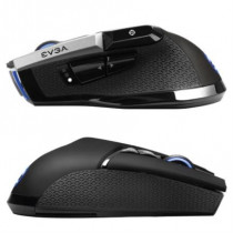 Mouse Gamer Ergonomico EVGA X20 Optico RGB 16000 DPI 10 Botones Inalambrico Bluetooth USB Tipo A Neg [ 903-T1-20BK-K3 ]