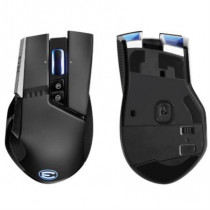 Mouse Gamer Ergonomico EVGA X20 Optico RGB 16000 DPI 10 Botones Inalambrico Bluetooth USB Tipo A Neg [ 903-T1-20BK-K3 ]