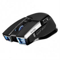 Mouse Gamer Ergonomico EVGA X20 Optico RGB 16000 DPI 10 Botones Inalambrico Bluetooth USB Tipo A Neg [ 903-T1-20BK-K3 ]