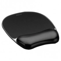 Mouse Pad Fellowes con Reposamuecas de Gel Crystal Color Negro [ 9112101 ]