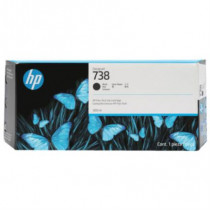 Tinta HP DesignJet 738 300ml Color Negro [ 498N8A ]