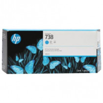 Tinta HP DesignJet 738 300ml Color Cian [ 676M6A ]