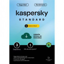 Licencia Antivirus ESD Kaspersky Standard Mobile 1 Ao 3 Dispositivos [ KL1048ZDCFS ]