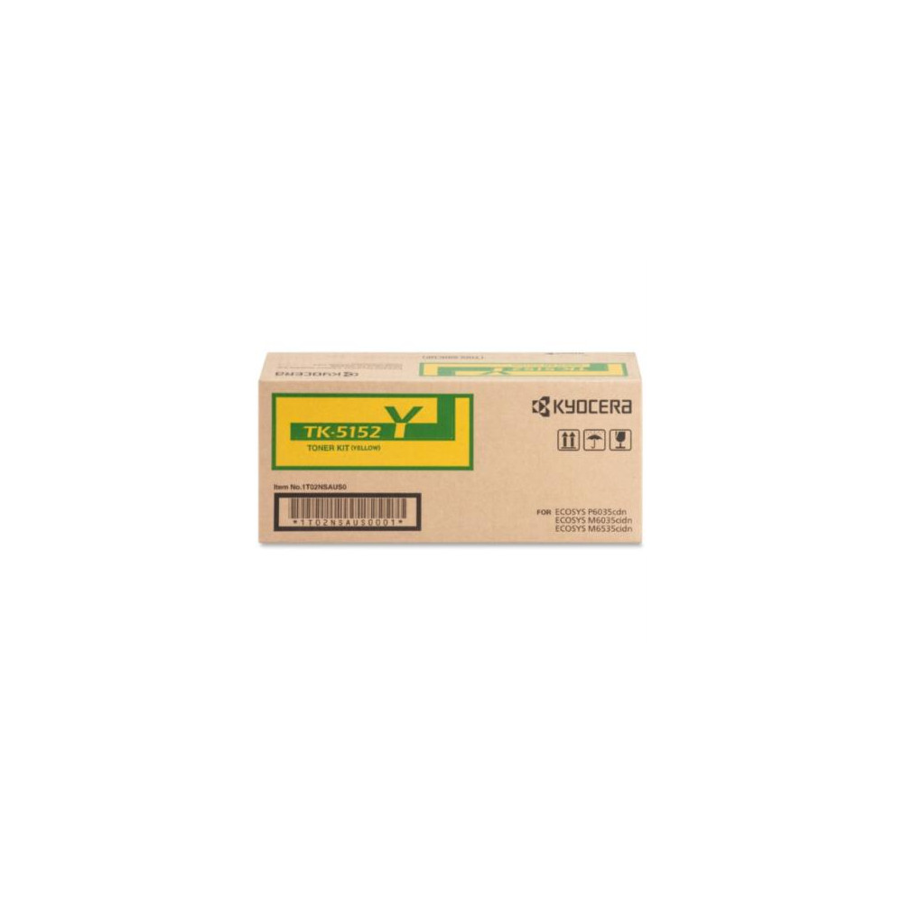 Tner Kyocera TK-5152Y 12K Pginas Compatible P6035cdn/M6035cidn/M6535cidn Color Amarillo [ 1T02NSAUS0 ]