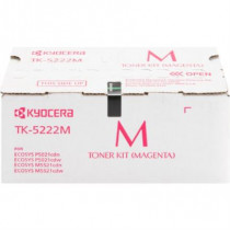 Tner Kyocera TK-5222M 1.2K Pginas Compatible P5021cdn/P5021cdw/M5521cdn/M5521cdw Color Magenta [ 1T02R9BUS1 ]