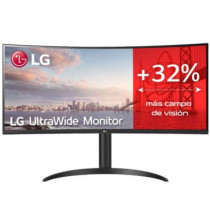 Monitor LG 34" UltraWide Curvo WQHD Resolucin 3440x1440 Panel VA [ 34WP65C ]