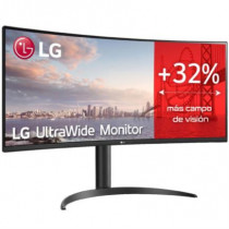 Monitor LG 34" UltraWide Curvo WQHD Resolucin 3440x1440 Panel VA [ 34WP65C ]