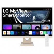 Monitor LG 27" Myview Smart TV WebOs23 IPS 1920x1080 HDMI USB 1 yr garantia [ 27SR50F-W ]