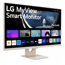 Monitor LG 27" Myview Smart TV WebOs23 IPS 1920x1080 HDMI USB 1 yr garantia [ 27SR50F-W ]