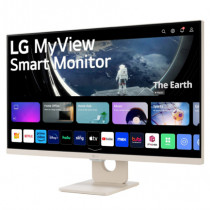 Monitor LG 27" Myview Smart TV WebOs23 IPS 1920x1080 HDMI USB 1 yr garantia [ 27SR50F-W ]