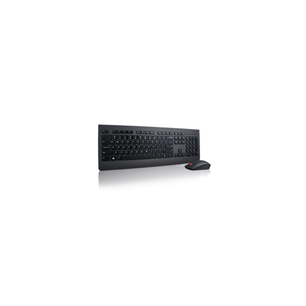 Kit Teclado y Mouse Lenovo Professional Wireless - EU Ingls Color Negro [ 4X30H56796 ]