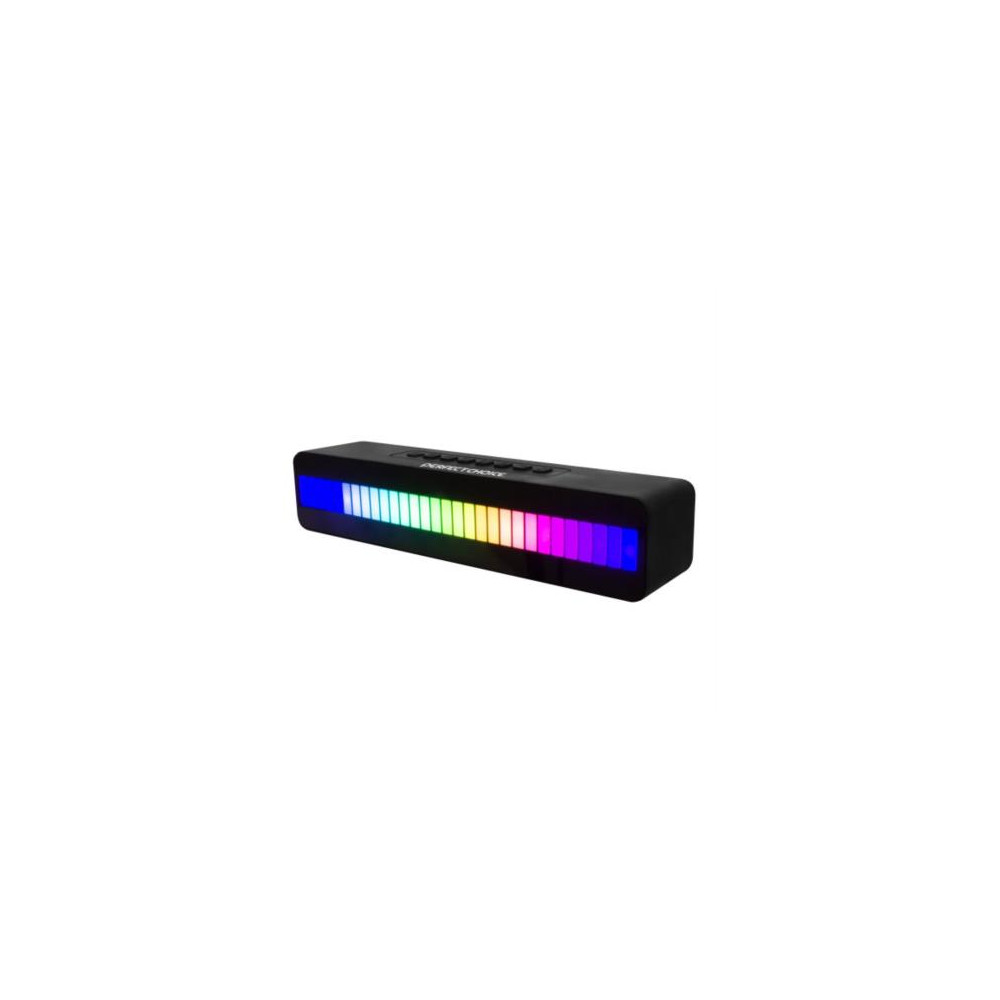 Bocina Perfect Choice Shine Beat Inalmbrica LED RGB Color Negro [ PC-113072 ]