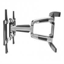 Soporte TV Manhattan para Pared 32" a 55" Movimiento Articulado Hasta 50 Kg Color Negro-Plata [ 461306 ]