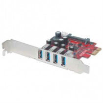 Tarjeta PCI Manhattan Express USB SuperSpeed 3.0 4 Puertos Bracket Corto [ 152884 ]