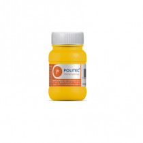 Pintura Acrilica Politec Amarillo Medio 100ml No 318 Caja c/6 piezas [ 14208 ]