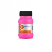 Pintura Acrilica Politec Rosa fluorescente 100ml No 806 Caja c/6 piezas [ 11900 ]